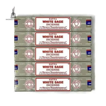 Nag Champa White Sage incense sticks-12packs x 15grams by