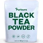 Purisure Instant Black Tea Powder, 125g, 100% Pure Unsweetened B...