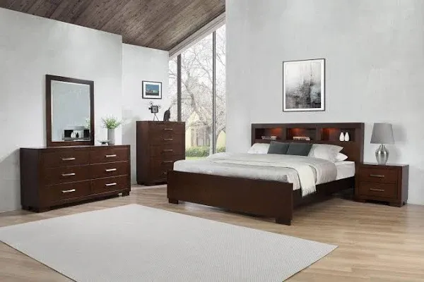 Coaster Jessica King Bedroom Set Cappuccino