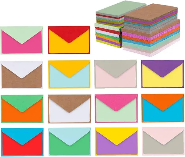 Purple Q Crafts 140 Mini Envelopes