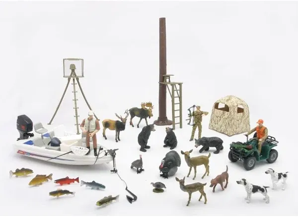 New Ray Deluxe Hunting Playset