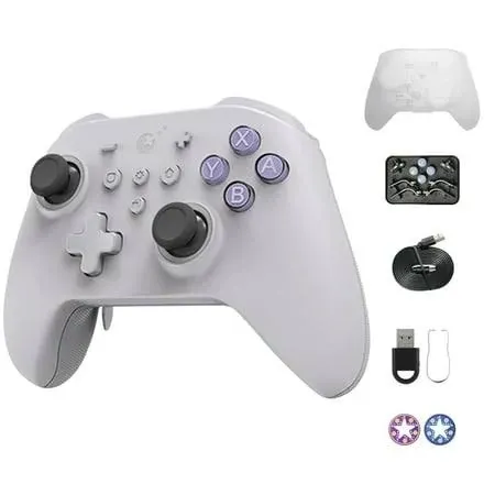 AKNES Gulikit KK3 Max Bluetooth Controller, 4 Back Buttons,Hall Joysticks and Triggers,Maglev/Rotor/HD Vibration,1000Hz Polling Rate for Wins