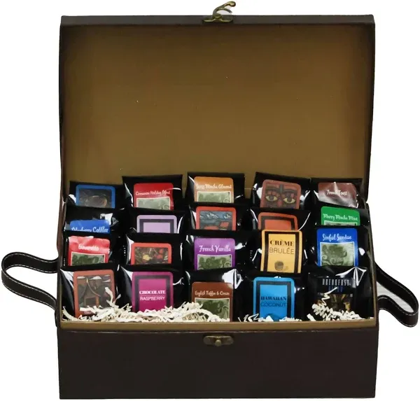 Coffee Beanery Coffee Trunk of Samplers Gift Basket