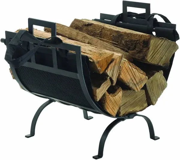 Dyna-Glo Pleasant Hearth Log Holder with Canvas Tote