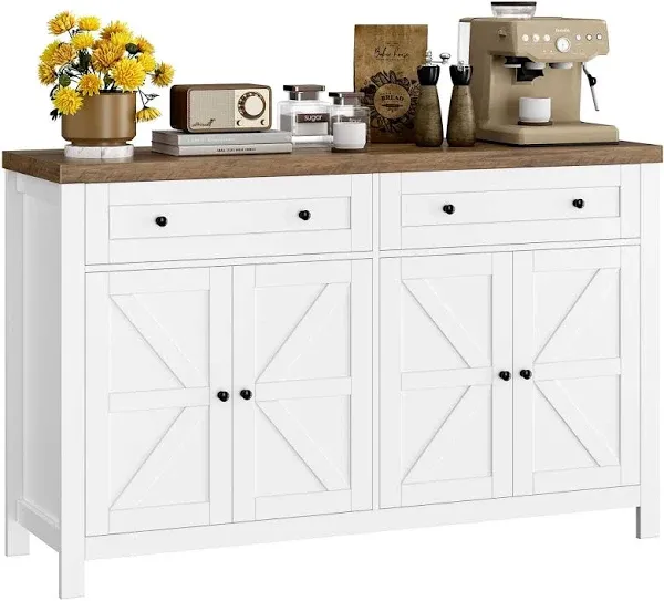 GarveeHome 55" Buffet Sideboard Cabinet