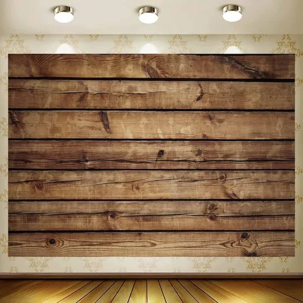 Vinyl 12x10ft Wood Backdrops for Photography Grunge Wood Vintage Worn Wooden ...