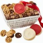 Mrs. Fields Cookies Sweet Sampler Basket - Includes Nibblers Bite-Sized Cookies Brownie Bars and Frosted Cookies