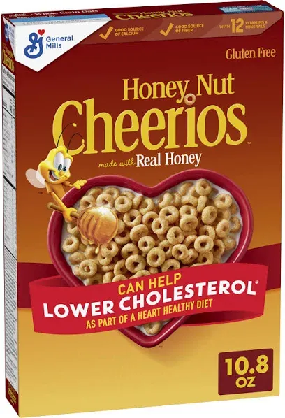 Cereal Cheerios Honey Nut