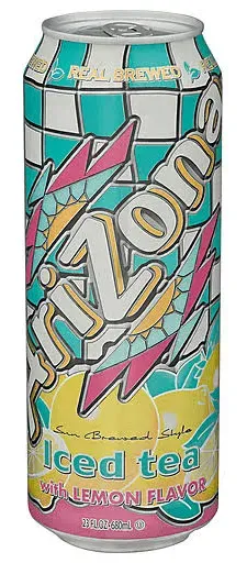 AriZona Iced Tea Lemon Flavor 23 Fl Oz