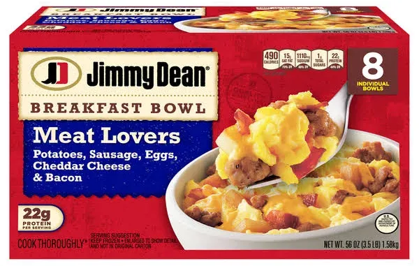 Jimmy Dean Meat Lovers Breakfast Bowl (7 oz)