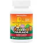 Vitamin D3, Natural Black Cherry Flavor, 500 IU (90 Animals) - Nature's Plus