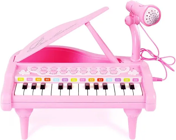 Conomus Piano Keyboard Toy for Kids,1 2 3 4 Year Old Girls First Birthday Gift ,