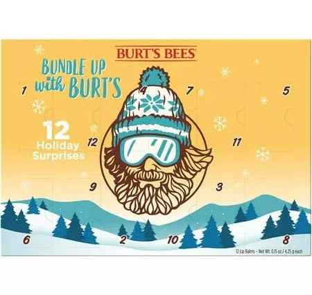 Burt's Bees Bundle Up with Burt's 12 Holiday Finds Advent Calendar