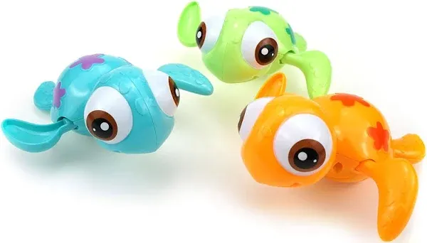 Duckboxx XX Wind Up Swimming Sea Turtles Bath Toys