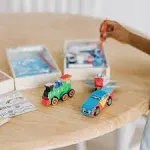 Melissa & Doug Decorate-Your-Own Wooden Craft Kits Set - Plane Train and Race Car