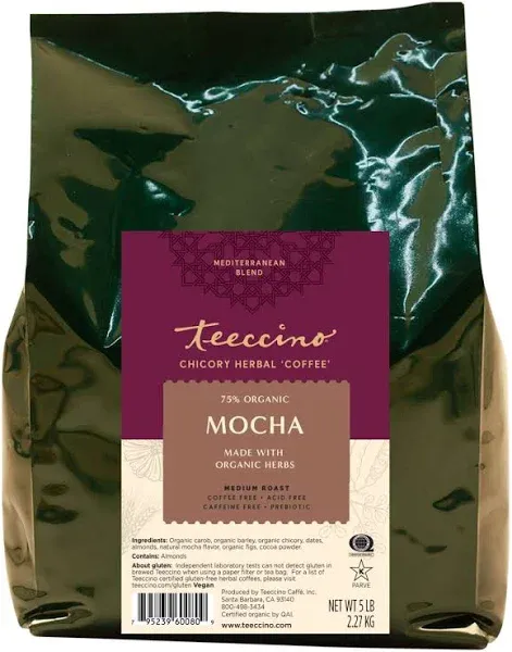 Teeccino Chicory Herbal Coffee Mocha