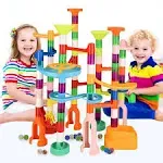 Marble Run 135pcs Marble Maze Game Construction Building Toys for Kid