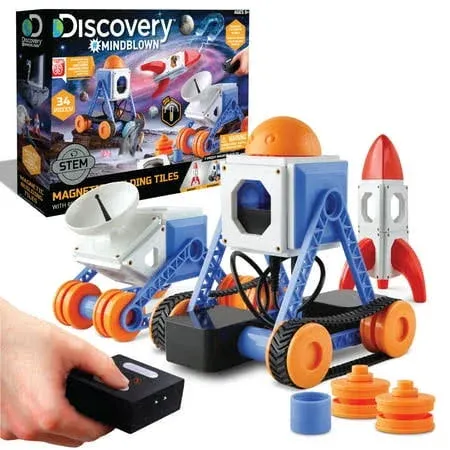 Discovery #mindblown Magnetic Building Tiles with Remote Control