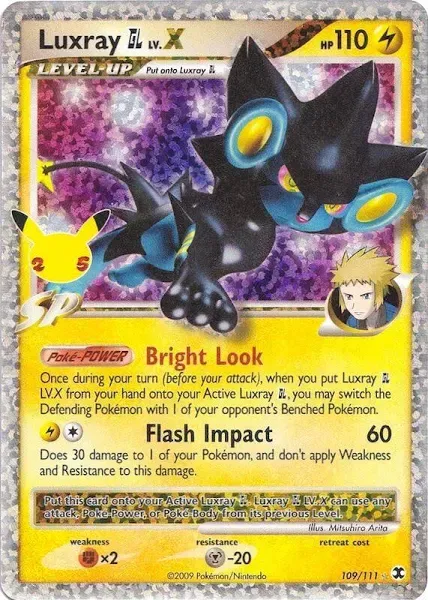 Luxray GL LV.X Celebrations Classic Collection