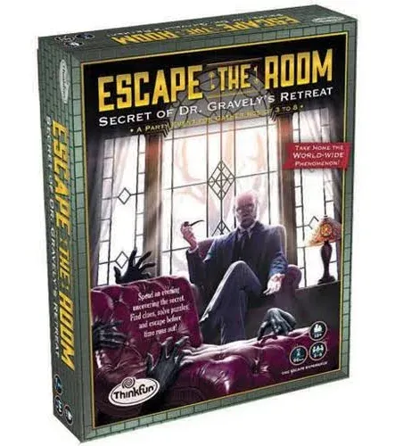 Escape the Room: Secret of Dr. Gravely&#039;s Retreat Board Game New FREE SHIPPING