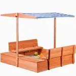 Agitree Kids Wooden Sandbox