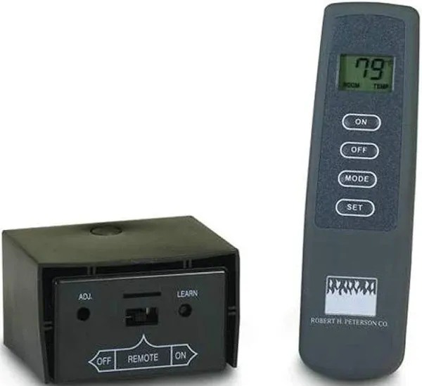 Peterson Gas Logs Deluxe On/Off Remote Receiver/Trans<wbr/>mitter Set For -10,-11,-...