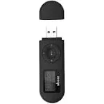 MP3 Player,USB MP3 Player with FM Radio,Voice Recorder,idoooz U2 8GB Music Player Support One-Button for Recording (Black)