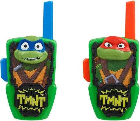 eKids Teenage Mutant Ninja Turtles Toy Walkie Talkies for Kids, Static Free Indoor and Outdoor Toys for Boys, Designed for Fans of Ninja Turtles Toys