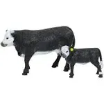 Big Country Toys Black Baldy Cow & Calf