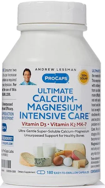 Ultimate Calcium-Magnesium Intensive Care - 180 Capsules - 23397083 | HSN