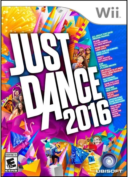 Just Dance Wii 2016 NEW Sealed Video Game 1-4 Player Over 40 Tracks