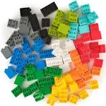 Strictly Briks - Big Briks Set - 84 Pieces - 10 Fun Colors - Large Building Blocks for Ages 3 and Up