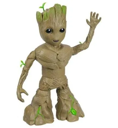 Marvel Studios I Am Groot Groove &#039;N Grow Groot, 13.5-Inch Interactive Action ...