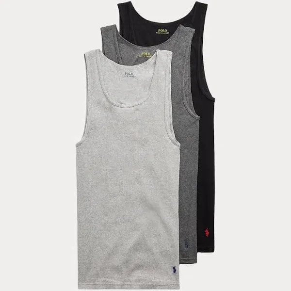 Polo Ralph Lauren Men's Classic Fit Cotton Tank Tops (3-Pack)