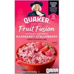 Quaker Fruit Fusion Instant Oatmeal Strawberry