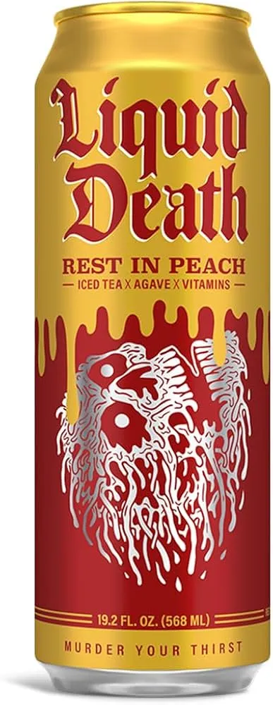 Grim Leafer Peach Iced Tea, 19.2 oz.