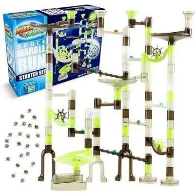 Marble Run &amp; Add-On Accessory Set for Kids Full-Color Instructions