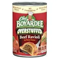 Chef Boyardee Overstuffed Beef Ravioli