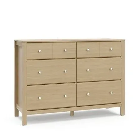 Storkcraft Horizon 6-Drawer Double Dresser - Driftwood