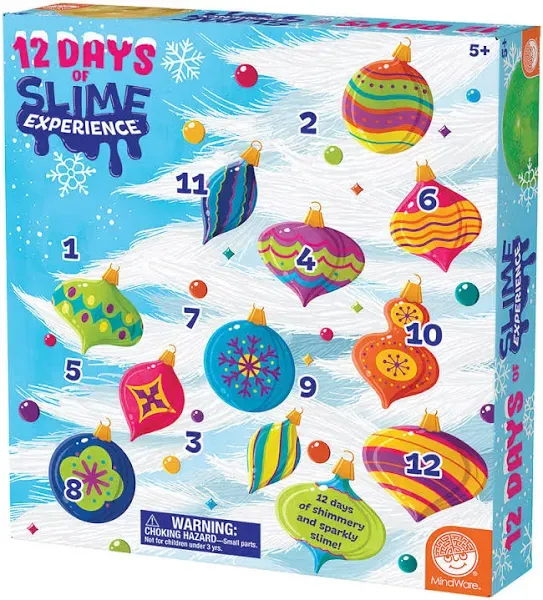 MindWare 12 Days of Slime Advent Calendar