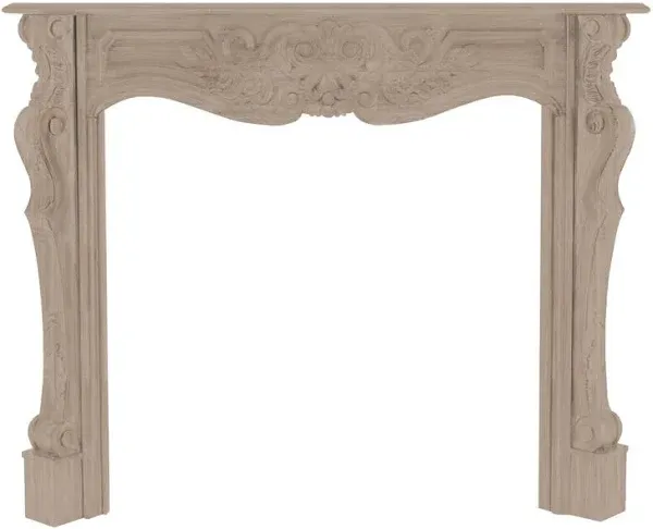 Pearl Mantels Deauville Fireplace Mantel Surround Unfinished