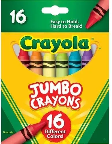 Crayola Jumbo Crayons 16 Colors