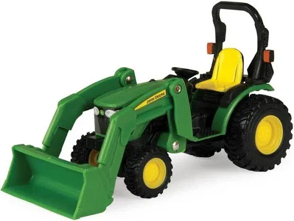 John Deere Toys Collect N Play 46584 Toy Tractor with Loader, 3 years and Up, Metal/Plastic, Green