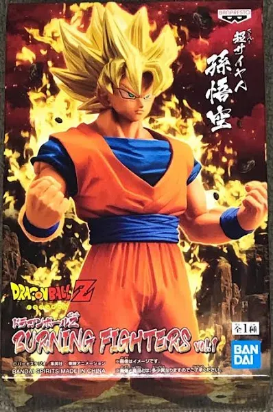 BanPresto Dragon Ball Z Burning Fighters Son Goku Figure