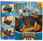 Hot Wheels Monster Truck RC Toy, Remote Control Rhinomite 1:12 Scale