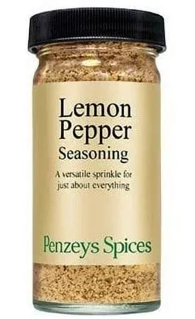 Lemon Pepper Seasoning By Penzeys Spices 2.8 oz 1/2 cup jar (Pack of 1)