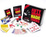 Marvins Magic Fifty Amazing Magic Tricks Amazing Magic Tricks For Kids in Gift Tin Includes Classic Card and Coin Tricks