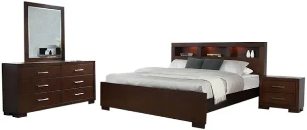 Coaster Jessica King Bedroom Set Cappuccino