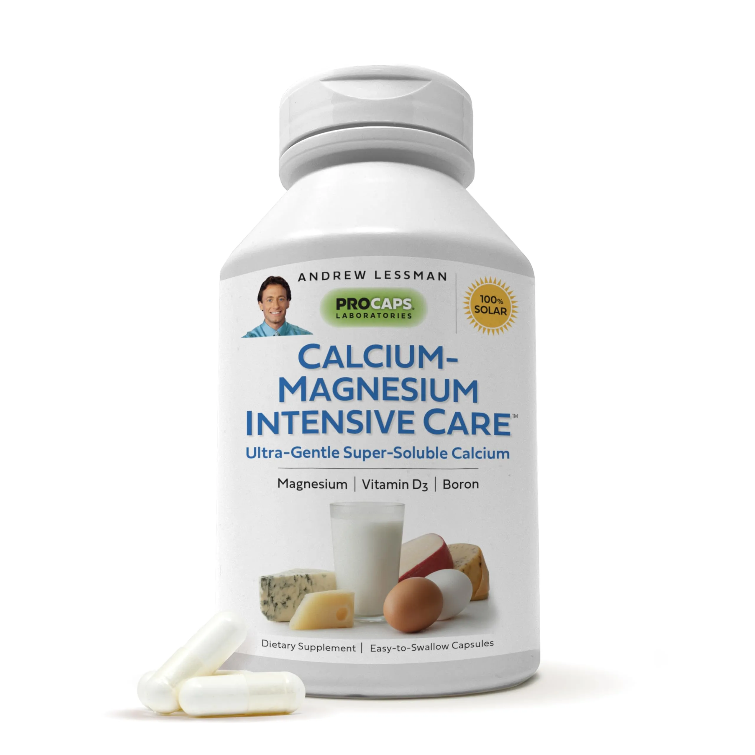 Andrew Lessman Calcium Magnesium Intensive Care Bone and Skeleton Health Essentials. Easy to Swallow