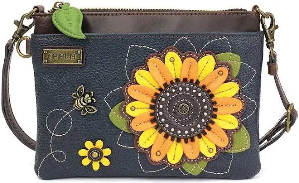 CHALA VENTURE PHONE CROSSBODY NAVY FLOWER